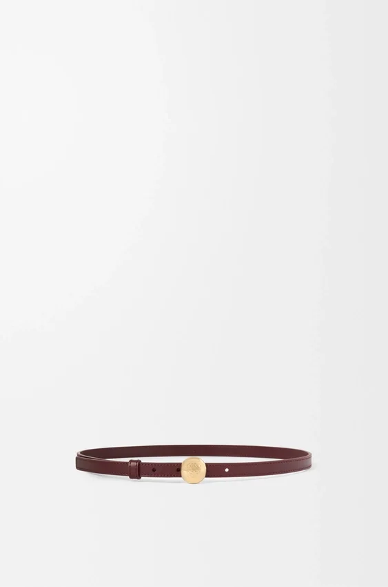 Pebble-riem van glad kalfsleer Pebble-riem van glad kalfsleer