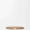 Pebble-riem van glad kalfsleer Pebble-riem van glad kalfsleer