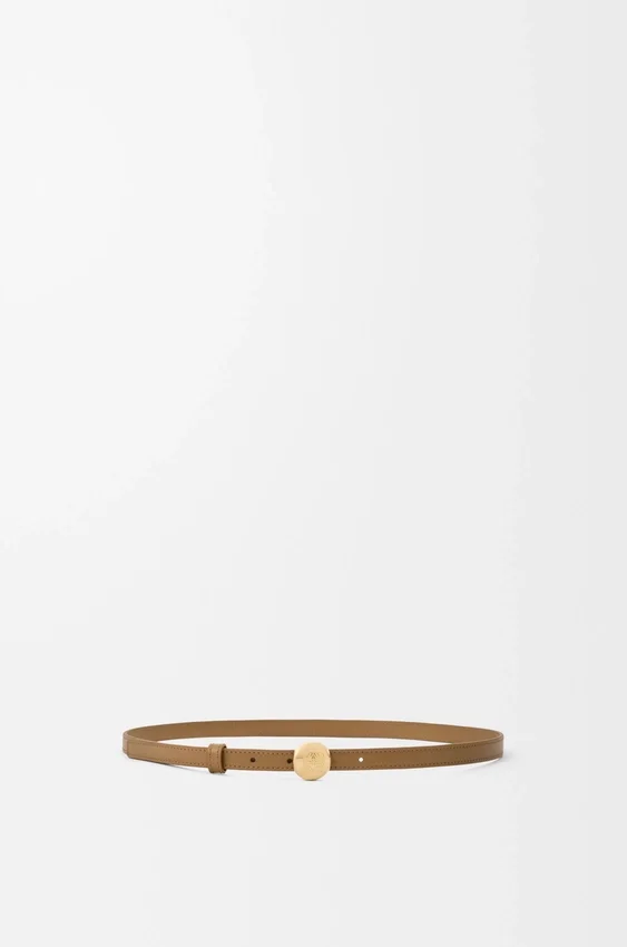 Pebble-riem van glad kalfsleer Pebble-riem van glad kalfsleer