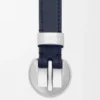Pebble-riem van glad kalfsleer