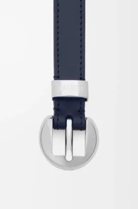 Pebble-riem van glad kalfsleer
