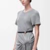Pebble-riem van glad kalfsleer Pebble-riem van glad kalfsleer