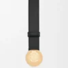 Pebble-riem van glad kalfsleer Pebble-riem van glad kalfsleer