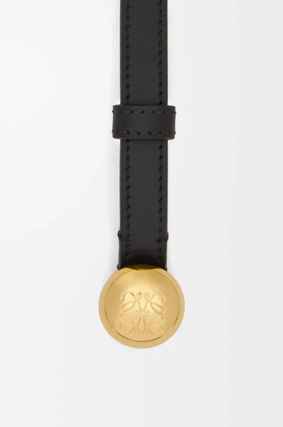 Pebble-riem van glad kalfsleer Pebble-riem van glad kalfsleer