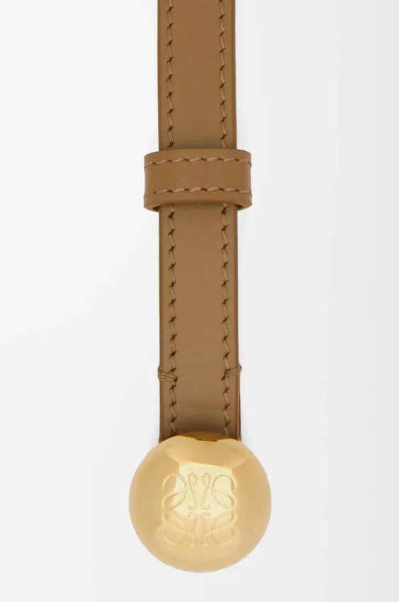 Pebble-riem van glad kalfsleer Pebble-riem van glad kalfsleer