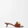 Pebble-slipper van zacht kalfsleer Pebble-slipper van zacht kalfsleer