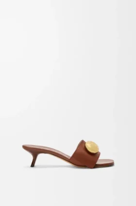 Pebble-slipper van zacht kalfsleer Pebble-slipper van zacht kalfsleer