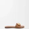 Pebble-slipper van zacht kalfsleer Pebble-slipper van zacht kalfsleer
