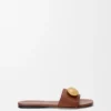 Pebble-slipper van zacht kalfsleer Pebble-slipper van zacht kalfsleer