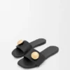 Pebble-slipper van zacht kalfsleer Pebble-slipper van zacht kalfsleer