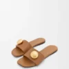 Pebble-slipper van zacht kalfsleer Pebble-slipper van zacht kalfsleer