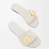 Pebble-slipper van zacht kalfsleer Pebble-slipper van zacht kalfsleer