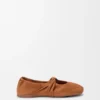 Pebble zachte ballerina van suède geitenleer Pebble zachte ballerina van suède geitenleer