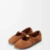 Pebble zachte ballerina van suède geitenleer Pebble zachte ballerina van suède geitenleer