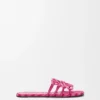 Petal Anagram-slipper van geborduurd canvas Petal Anagram-slipper van geborduurd canvas