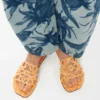 Petal Anagram-slipper van geborduurd canvas Petal Anagram-slipper van geborduurd canvas
