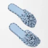 Petal Anagram-slipper van geborduurd canvas Petal Anagram-slipper van geborduurd canvas