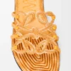 Petal Anagram-slipper van geborduurd canvas Petal Anagram-slipper van geborduurd canvas