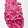 Petal Anagram-slipper van geborduurd canvas Petal Anagram-slipper van geborduurd canvas