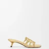 Petal Anagram-slipper van gelamineerd lamsleer Petal Anagram-slipper van gelamineerd lamsleer