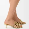 Petal Anagram-slipper van gelamineerd lamsleer Petal Anagram-slipper van gelamineerd lamsleer