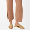 Petal Anagram-slipper van gelamineerd lamsleer Petal Anagram-slipper van gelamineerd lamsleer