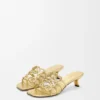 Petal Anagram-slipper van gelamineerd lamsleer Petal Anagram-slipper van gelamineerd lamsleer