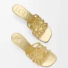 Petal Anagram-slipper van gelamineerd lamsleer Petal Anagram-slipper van gelamineerd lamsleer