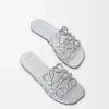 Petal Anagram-slipper van gelamineerd lamsleer Petal Anagram-slipper van gelamineerd lamsleer