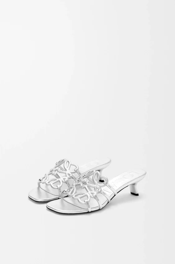 Petal Anagram-slipper van gelamineerd lamsleer Petal Anagram-slipper van gelamineerd lamsleer