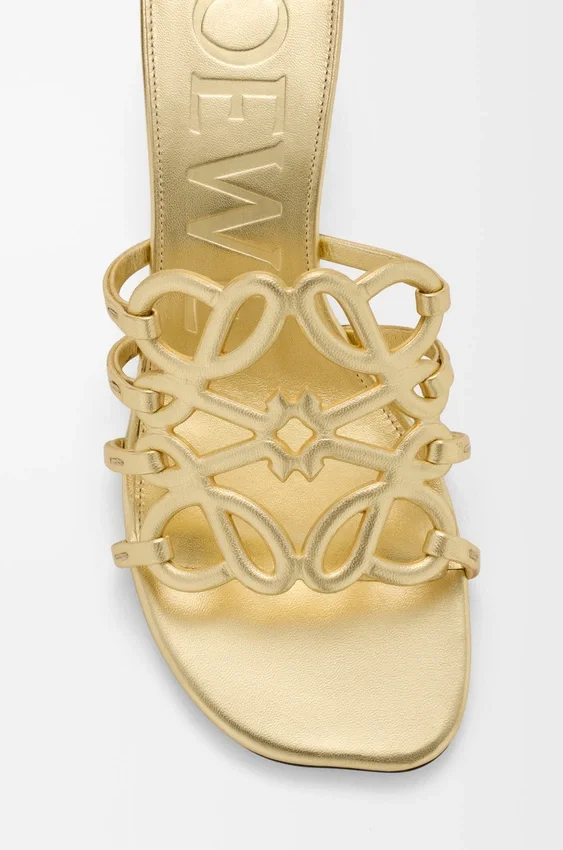 Petal Anagram-slipper van gelamineerd lamsleer Petal Anagram-slipper van gelamineerd lamsleer