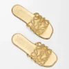 Petal Anagram-slipper van gelamineerd lamsleer Petal Anagram-slipper van gelamineerd lamsleer