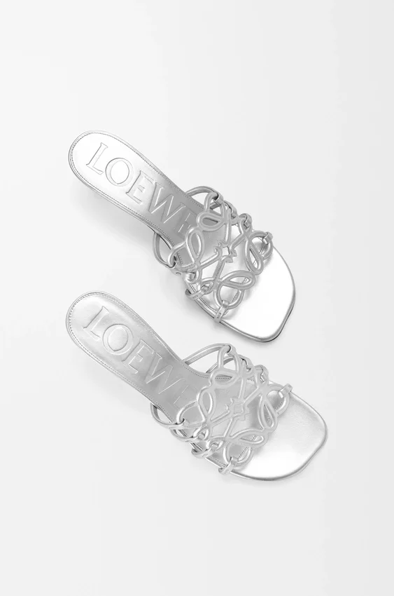 Petal Anagram-slipper van gelamineerd lamsleer Petal Anagram-slipper van gelamineerd lamsleer