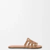 Petal Anagram-slipper van kalfsleer Petal Anagram-slipper van kalfsleer