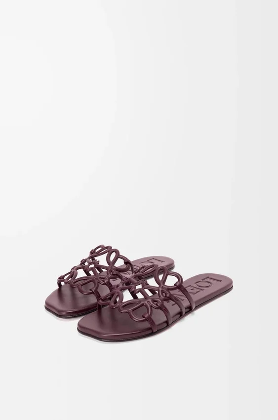 Petal Anagram-slipper van kalfsleer Petal Anagram-slipper van kalfsleer