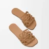 Petal Anagram-slipper van kalfsleer Petal Anagram-slipper van kalfsleer