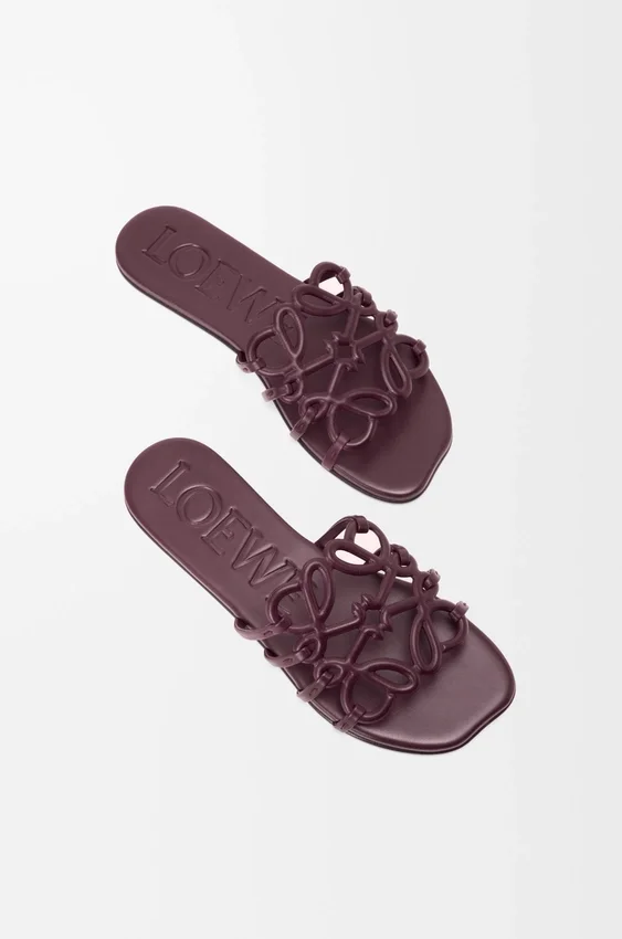 Petal Anagram-slipper van kalfsleer Petal Anagram-slipper van kalfsleer