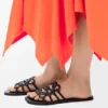 Petal Anagram-slipper van kalfsleer Petal Anagram-slipper van kalfsleer