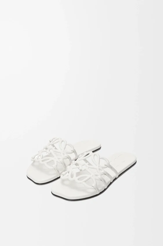 Petal Anagram-slipper van kalfsleer Petal Anagram-slipper van kalfsleer