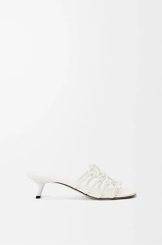Petal Anagram-slipper van zacht kalfsleer Petal Anagram-slipper van zacht kalfsleer