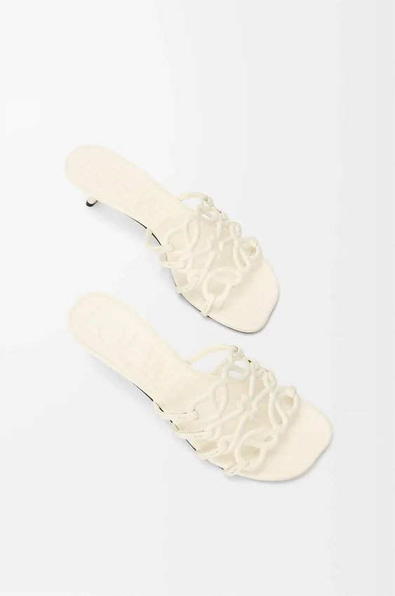 Petal Anagram-slipper van zacht kalfsleer Petal Anagram-slipper van zacht kalfsleer