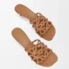 Petal Anagram-slipper van zacht kalfsleer Petal Anagram-slipper van zacht kalfsleer