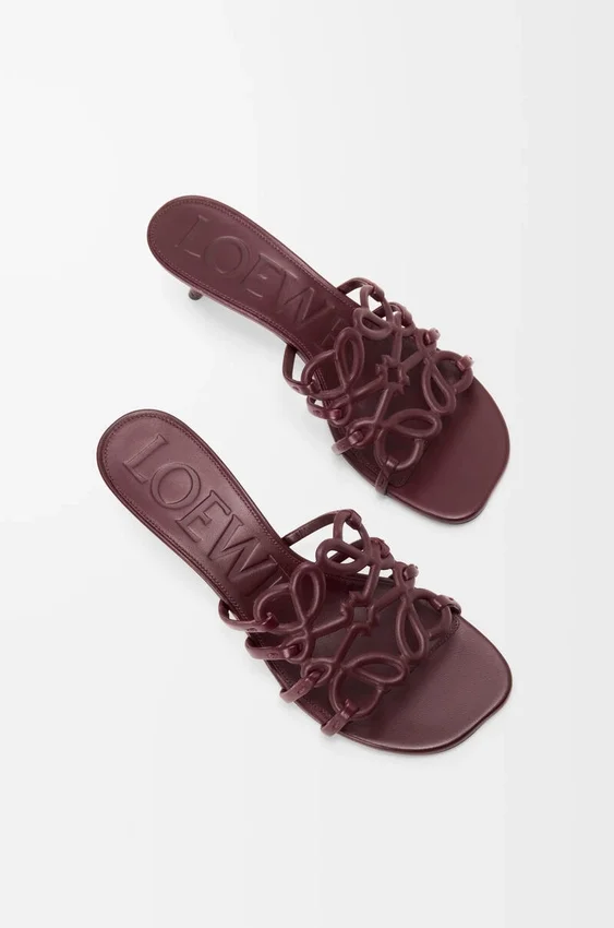 Petal Anagram-slipper van zacht kalfsleer Petal Anagram-slipper van zacht kalfsleer