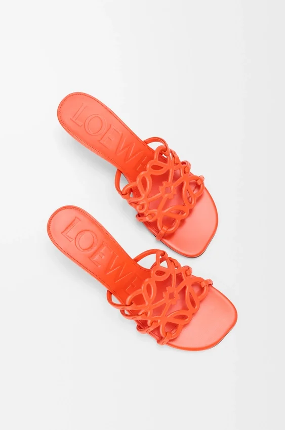 Petal Anagram-slipper van zacht kalfsleer Petal Anagram-slipper van zacht kalfsleer