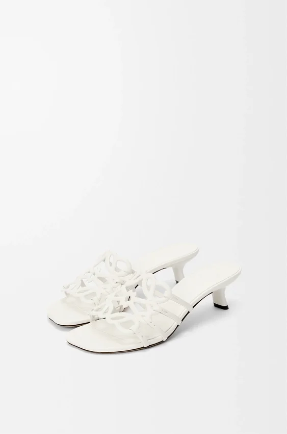 Petal Anagram-slipper van zacht kalfsleer Petal Anagram-slipper van zacht kalfsleer