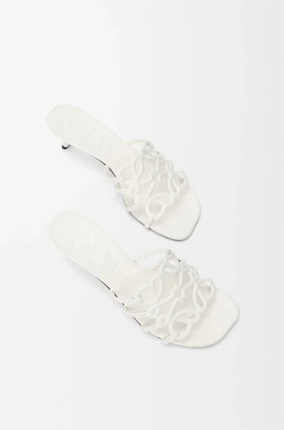 Petal Anagram-slipper van zacht kalfsleer Petal Anagram-slipper van zacht kalfsleer