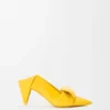 Pumps Origami met achterflap van lamsleer Pumps Origami met achterflap van lamsleer