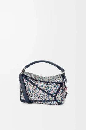 Puzzle 10 Confetti-tas van klassiek kalfsleer