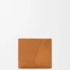 Puzzle-portemonnee met twee vouwen van soepel generfd kalfsleer Puzzle-portemonnee met twee vouwen van soepel generfd kalfsleer