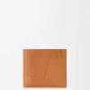 Puzzle-portemonnee met twee vouwen van soepel generfd kalfsleer Puzzle-portemonnee met twee vouwen van soepel generfd kalfsleer